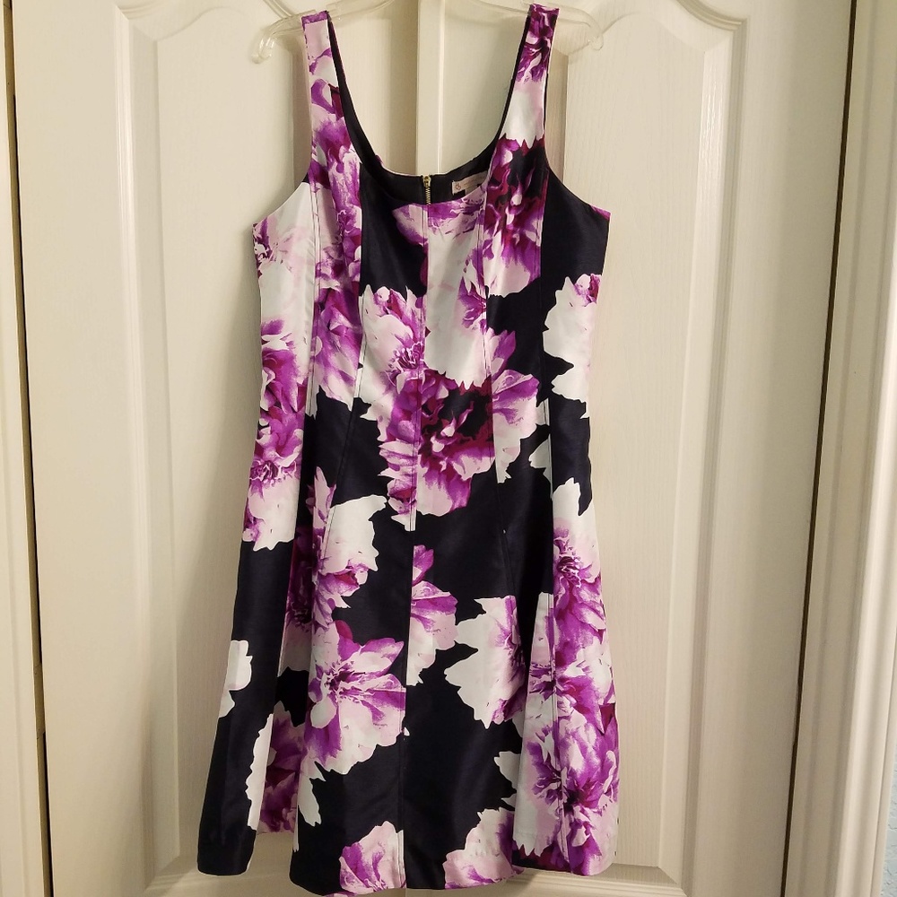 Dress Barn Fit & Flair A-line paneled dress NWT